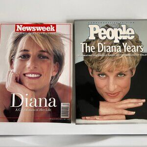 Princess Diana Commemorative Magazine Bundle (1997) – Newsweek & People Special